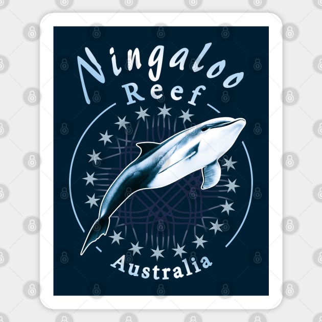 Swimming with dolphins at Ningaloo Reef, Australia Sticker by TMBTM